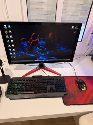 PC Gamer con Silla, Escritorio y Accesorios