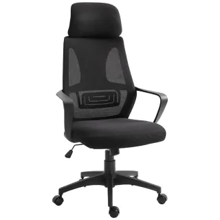 Silla de Oficina Negra Ajustable
