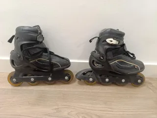 Patines en línea negros Oxelo,talla 38