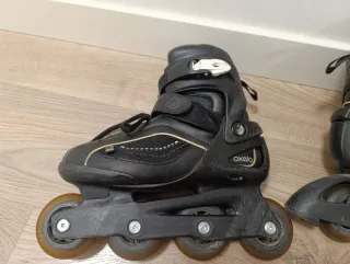 Patines en línea negros Oxelo,talla 38