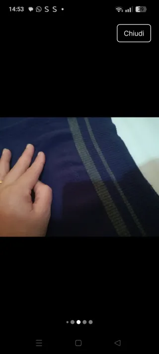 Maglioncino Calvin Klein viola e grigio