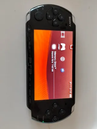 Consola Sony PSP Negra + Accesorios+60 juegos inst