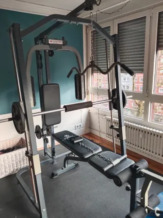 Máquina y banco Musculación Marcy 3100