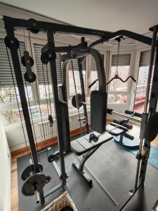 Máquina y banco Musculación Marcy 3100