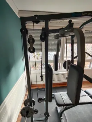 Máquina y banco Musculación Marcy 3100