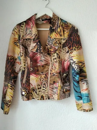 Chaqueta Estampada Mujer