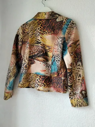 Chaqueta Estampada Mujer