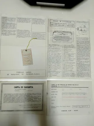 Máquina de escribir Maritsa 25 Naranja