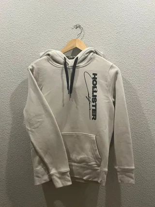 Sudadera Hollister blanca niño