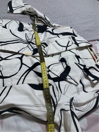 Traje de chaqueta y pantalón estampado