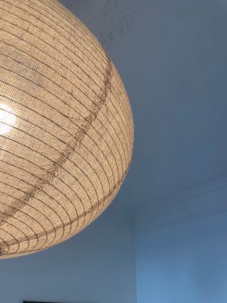 Pantalla de lino para lámpara