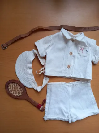 Completo set tennis Mariquita Pérez anni '40