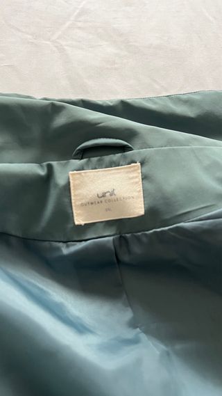 Gabardina Mint Oversize Unit Talla XL