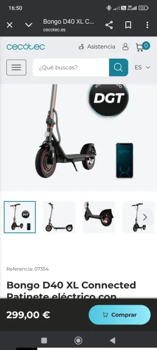 Patinete Eléctrico Cecotec