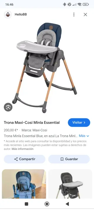 Trona Maxi-Cosi Minla Evolutiva Azul