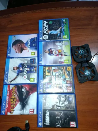 PS4 Pro 1TB Fortnite + 7 Juegos + 2mandos
