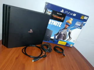 PS4 Pro 1TB Fortnite + 7 Juegos + 2mandos