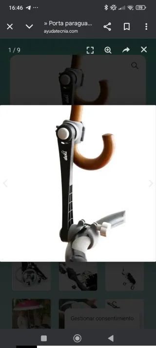 Portaparaguas universal silla bebé/ruedas