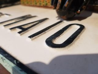 Antiguo cartel de calle Primero de Mayo