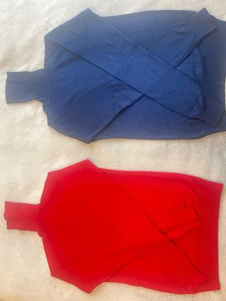 Pack 2 jerséis : azul y rojo