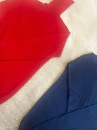 Pack 2 jerséis : azul y rojo