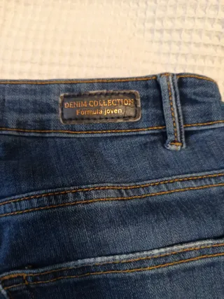 Pantalón vaquero mujer Slim Fórmula Joven  T 36