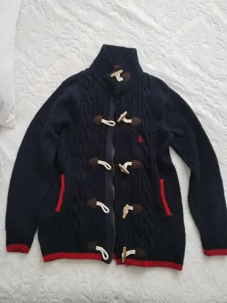 Chaqueta El Ganso hombre azul y rojo