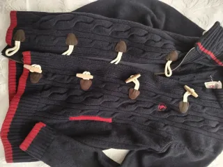 Chaqueta El Ganso hombre azul y rojo