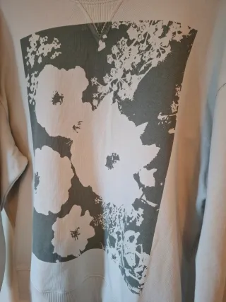 Sudadera Zara Estampado Floral