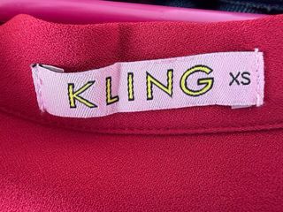 Vestido mini rojo y morado Talla XS