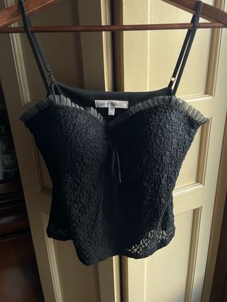 Top fiesta NOLY FUENTES negro