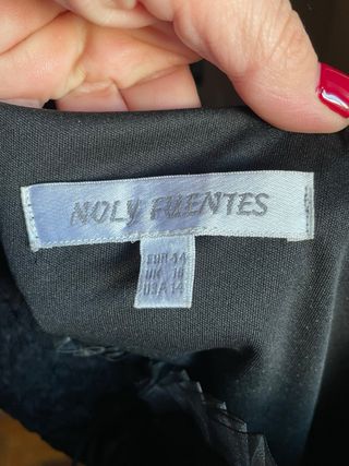 Top fiesta NOLY FUENTES negro
