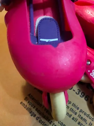 2 Pares Patines en Línea Niña Rosa/morado