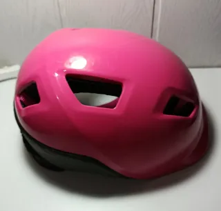 Casco de bici rosa de Btwin