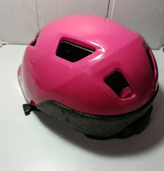 Casco de bici rosa de Btwin