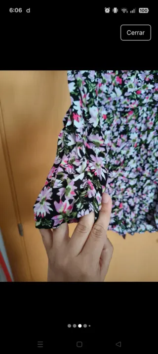 Mono corto estampado floral