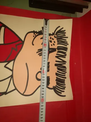 Póster personaje dibujo animado