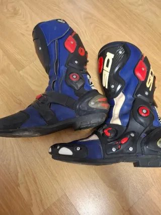 Botas de Moto Sidi Vertigo Azules y Negras