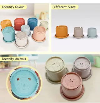 Vasos Apilables Montessori