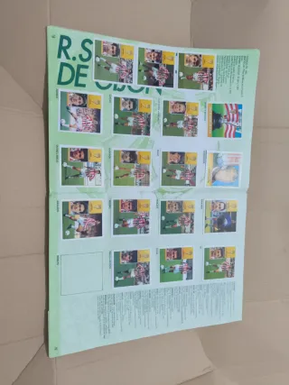 Liga 92/93 álbum de Cromos con todos sus fichajes