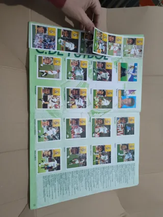 Liga 92/93 álbum de Cromos con todos sus fichajes