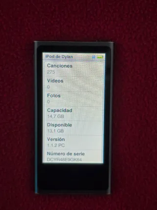 Apple iPod 1446A 16GB Plata