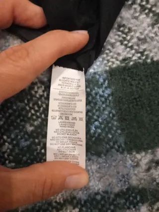 Bolso de mano a cuadros