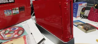 Nintendo Wii Roja Edición Mario 25 Aniversario