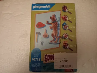 Playmobil Scooby-Doo Bombero 70712.Nuevo.