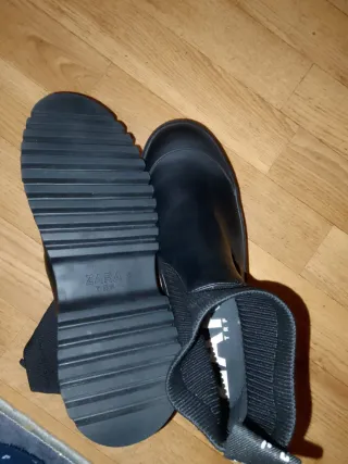Botas Zara Negras Talla 38