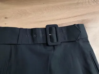 Falda Massimo Dutti Negra Talla S