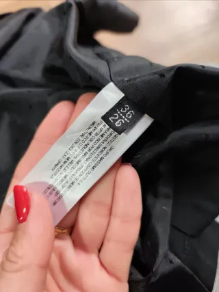 Falda Massimo Dutti Negra Talla S