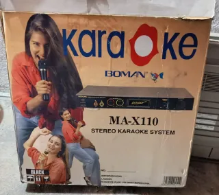 Boman MA-X110 Karaoke System Negro