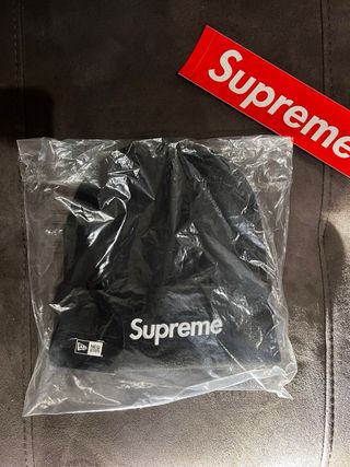 Gorro Supreme New Era Box Logo Negro